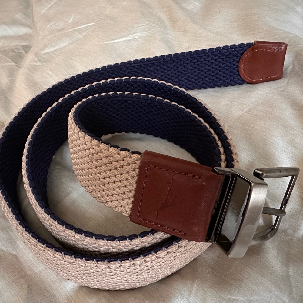 Tommy Bahama logo Woven Belt